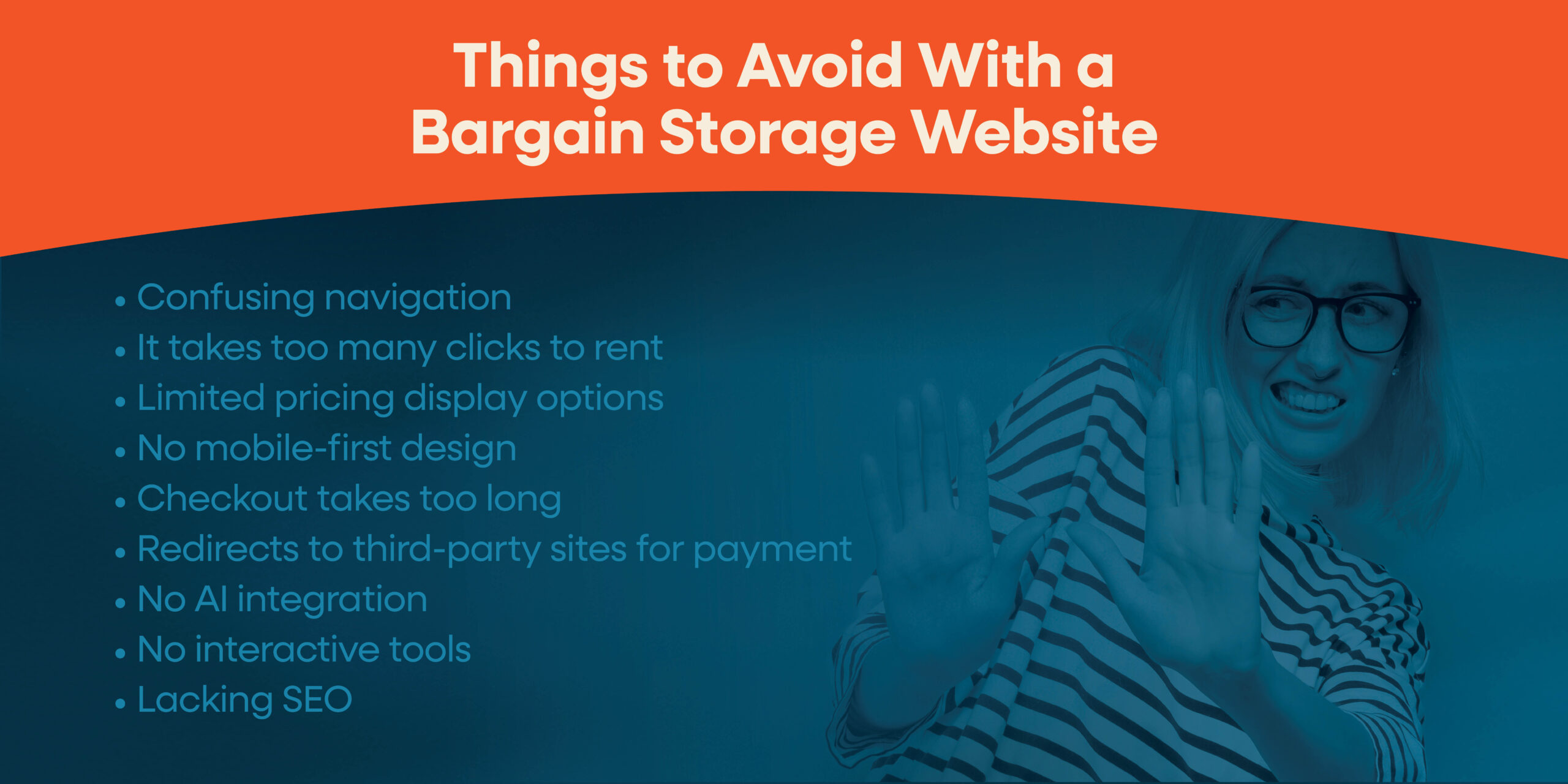 list-things-to-avoid-with-a-bargain-website-with-grimacing-woman