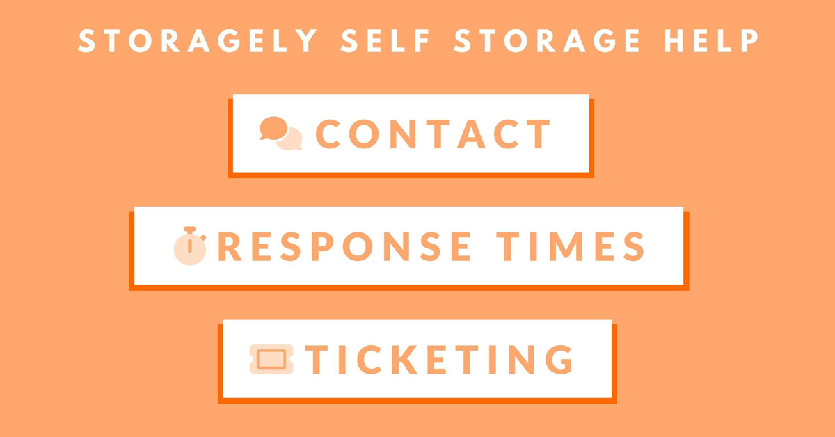 Storagely Self Storage Help: Contact, Response Times, and Ticketing